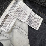 Levi's 501 Jeans Mens 36x32 Black Original Straight Leg Dark Wash Button Fly Denim Pants