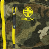 Ralph Lauren RLX Fleece Vest Mens Medium Green Camo Full Zip Outdoor Jacket