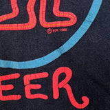 Vintage 1988 Bear Whiz Beer T Shirt Mens Large Blue Single Stitch Virginia Tee