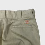Dickies 874 Pants Mens 32x32 Beige Original Fit Workwear Casual Chino Trousers