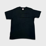Supreme x Hanes Blank T Shirt Mens Medium Black USA Short Sleeve Tee