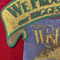 Vintage 1997 Sears Wish Book T Shirt Mens XL Red Double Sided Faded Catalog Promo