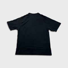 Vintage Y2K Blank T Shirt Mens Large Black Sun Faded Classic Short Sleeve Tee