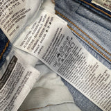 Levi's 501 Jeans Womens 28x32 Blue Original Fit Straight Distressed Medium Wash Denim Pants