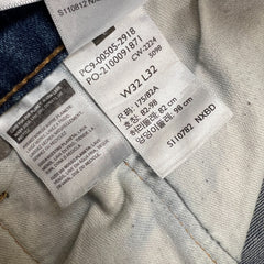 Levi's 505 Jeans Mens 32x32 Blue Regular Fit Straight Leg Medium Wash Denim Pants
