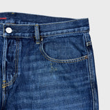 Diesel 2020 D-Viker Jeans Mens 38x30 Blue Regular Straight Fit Dark Wash Denim Pants