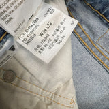 Levi's 531 Jeans Mens 34x30 Blue Athletic Slim Fit Light Wash Stretch Denim Pants