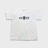 Vintage Belize Parrot T Shirt Mens Large White Tropical Short Sleeve Graphic Tee