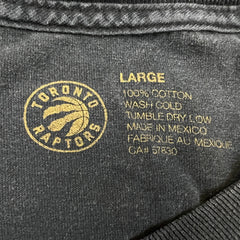 October's Very Own x Toronto Raptors Shirt Mens Large Black OVO NBA Long Sleeve