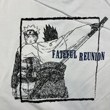 Uniqlo Naruto Shippuden T Shirt Mens Medium White Naruto Sasuke Fate Reunion Tee