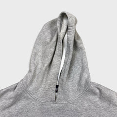 Vintage NBA Hoodie Mens 2XL Gray Basketball Sportswear Y2K Hooded Sweatshirt Pullover