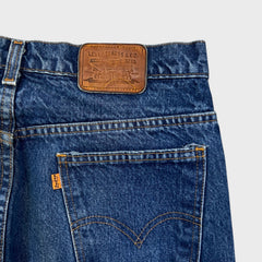 Vintage 90s Levi's 619 Jeans Mens 34x34 Slim Straight Orange Tab Medium Wash Denim Pants