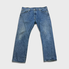 Levi's 501 Jeans Mens 38x30 Blue Original Fit Straight Medium Wash Denim Pants
