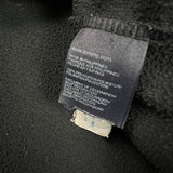 Vintage Y2K Tommy Hilfiger Fleece Mens Large Black Flag Full Zip Jacket