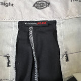 Dickies Flex Pants Mens 32x30 Black Regular Straight Workwear Chino Cargo Trouser