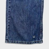 Vintage 90s Tommy Hilfiger Jeans Womens 28x32 Blue Straight Flare Leg Medium Wash Denim Pants