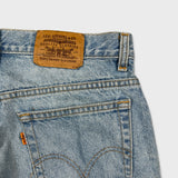 Vintage Levi's 501 Jeans Mens 33x30 Blue Original Straight Orange Tab 90s Denim Pants