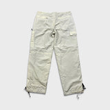 Vintage 90s Chaps Ralph Lauren Track Pants Mens Large Beige Tech Cargo
