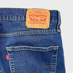 Levi's 502 Jeans Mens 36x32 Blue Regular Taper Fit Stretch Medium Wash Denim Pants
