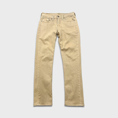 Levi's 511 Jeans Mens 30x32 Beige Slim Fit Mid Rise Stretch Khaki Denim Pants