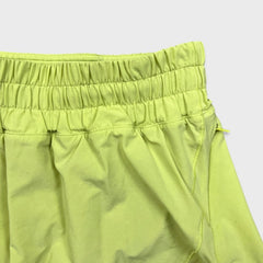 Lululemon Track That Short 5" Womens Size 10 Yellow Athletic Lined Running Pants