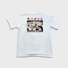 Uniqlo Naruto Shippuden T Shirt Mens Large White Ramen Pocket Graphic Tee