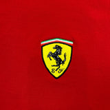 Vintage 90s Ferrari Polo Shirt Mens XL Red Scuderia Embroidered Short Sleeve Racing