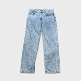 Levi's Low Pro Straight Jeans Womens 30x30 Blue Acid Wash Relax Mid Rise Denim Pants