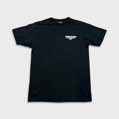 Vintage 90s Harley Davidson Cafe T Shirt Mens Medium Black Las Vegas Lightning USA Tee
