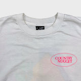 Vintage 90s Country Nugget Western T Shirt Mens XL White Single Stitched Tee