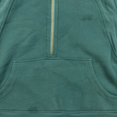 Lululemon Scuba Oversized Funnel Neck 1/2 Zip Womens Medium Green Yoga Sweatshirt