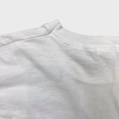 Vintage 90s Pope John Paul II T Shirt Mens Small White Screen Stars Catholic Tee