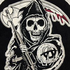 Sons of Anarchy T Shirt Mens Large Black SOA Biker Reaper TV Series Graphic Tee