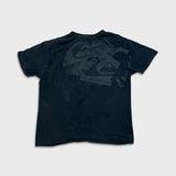 Vintage Y2K Quiksilver T Shirt Mens Large Black Faded Graphic Short Sleeve Tee