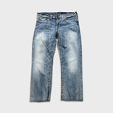 Silver Jeans Co. Grayson Mens 36x29 Blue Relaxed Fit Straight Leg Light Wash Denim Pants