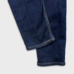 Levi's 512 Jeans Mens 33x32 Blue Slim Taper Leg Dark Wash Mid Rise Stretch Denim Pants