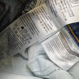 Levi's Wedgie Jeans Womens 25x27 Blue Slim Tapered Leg High Rise Medium Wash Pants