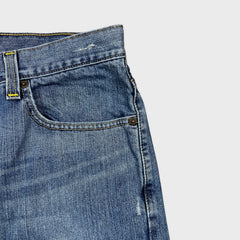 Vintage Y2K Levi's 569 Jeans Mens 36x34 Blue Loose Straight Medium Wash Faded Baggy Denim Pants