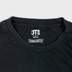 Uniqlo x Dragon Ball Z Chiaotzu T Shirt Mens Large Black Anime Pocket Tee