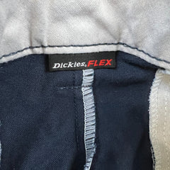 Dickies Pants Mens 32x32 Blue Flex Regular Straight Workwear Chino Cargo Trouser