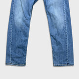 Levi's 505 Jeans Mens 33x30 Blue Regular Fit Straight Leg Light Wash Denim Pants