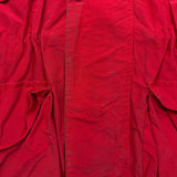 Vintage 90s Nautica Jacket Mens XL Red Full Zip Faded Outdoor Heavy Coat