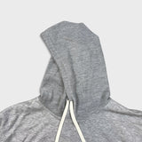 Nike Sportswear Hoodie Mens XL Gray Swoosh Pullover Hooded Sweater