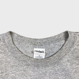 Vintage Y2K Witness Protection Program T Shirt Mens XL Gray Novelty Tee