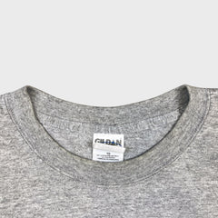 Vintage Y2K Witness Protection Program T Shirt Mens XL Gray Novelty Tee