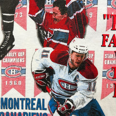 Vintage 2009 Montreal Canadiens T Shirt Mens XL White NHL Hockey Habs 100 Years