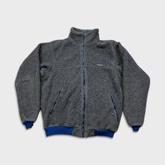 Vintage 90s Patagonia Fleece Mens Large Gray USA Full Zip Synchilla Jacket