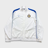 2013/14 Nike Inter Milan Track Jacket Mens XL White Soccer Training Tracksuit Top