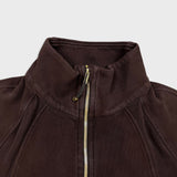 Lululemon Scuba Oversized Funnel Neck 1/2 Zip Womens Medium Brown Sweatshirt