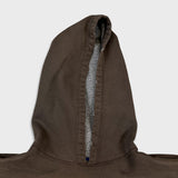 Vintage Redwood Classic Blank Hoodie Mens Large Brown Faded 90s Hooded Sweatshirt